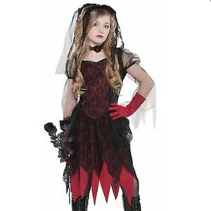 Child's Deadly Wed Costume M